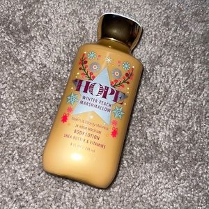 Hope winter peach and marshmallow bath and body works